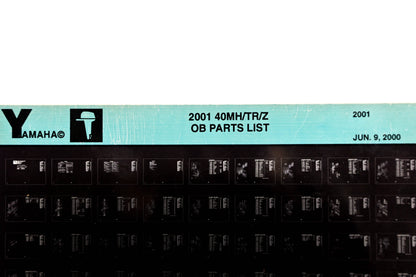 OEM Yamaha YR010-26 2001 40MH/TR/Z Outboard Parts List Microfiche