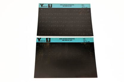 OEM Yamaha YR010-44 2002 VZ150/175/200TRA Outboard Parts List Microfiche Lot