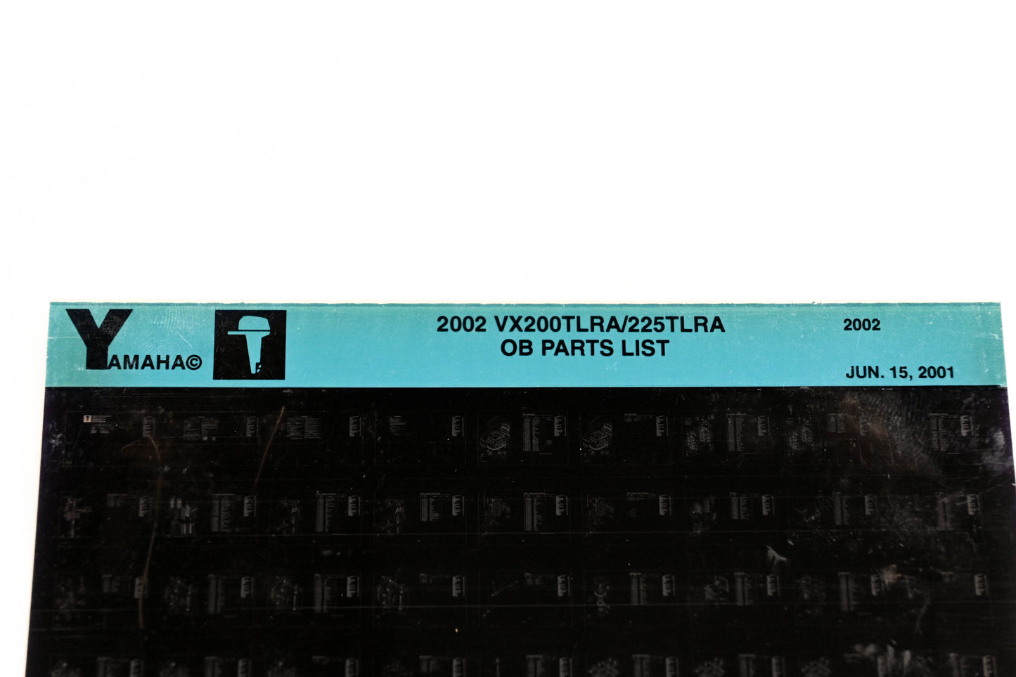 OEM Yamaha XM001-39 2002 VX200TLRA/225TLRA Parts List Microfiche