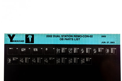 OEM Yamaha XM001-46 2002 Dual Station REMO-CON-02 Parts List Microfiche