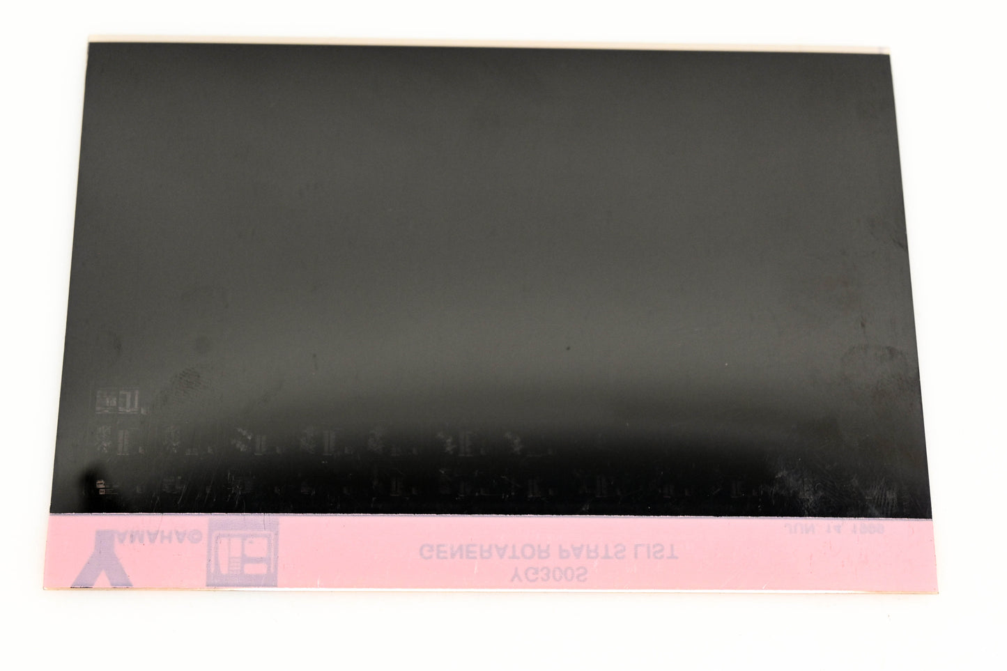 OEM Yamaha XM005-18 1999 YG300S Generator Parts List Microfiche
