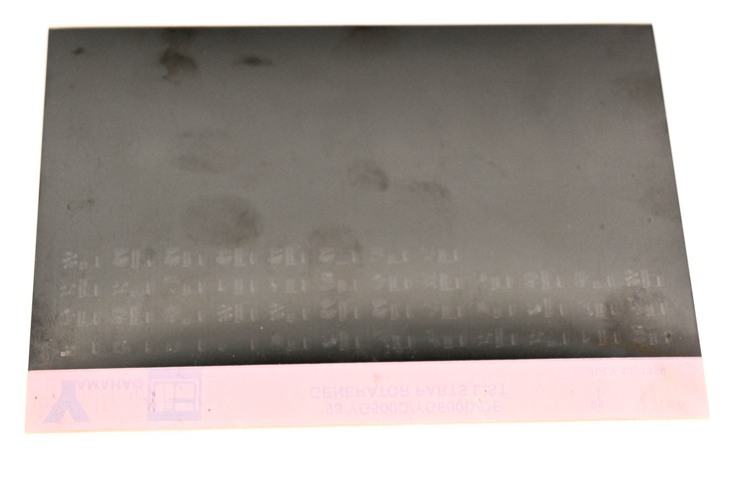 OEM Yamaha XM005-21 1998 YG500D/YG600D/DE Generator Parts List Microfiche