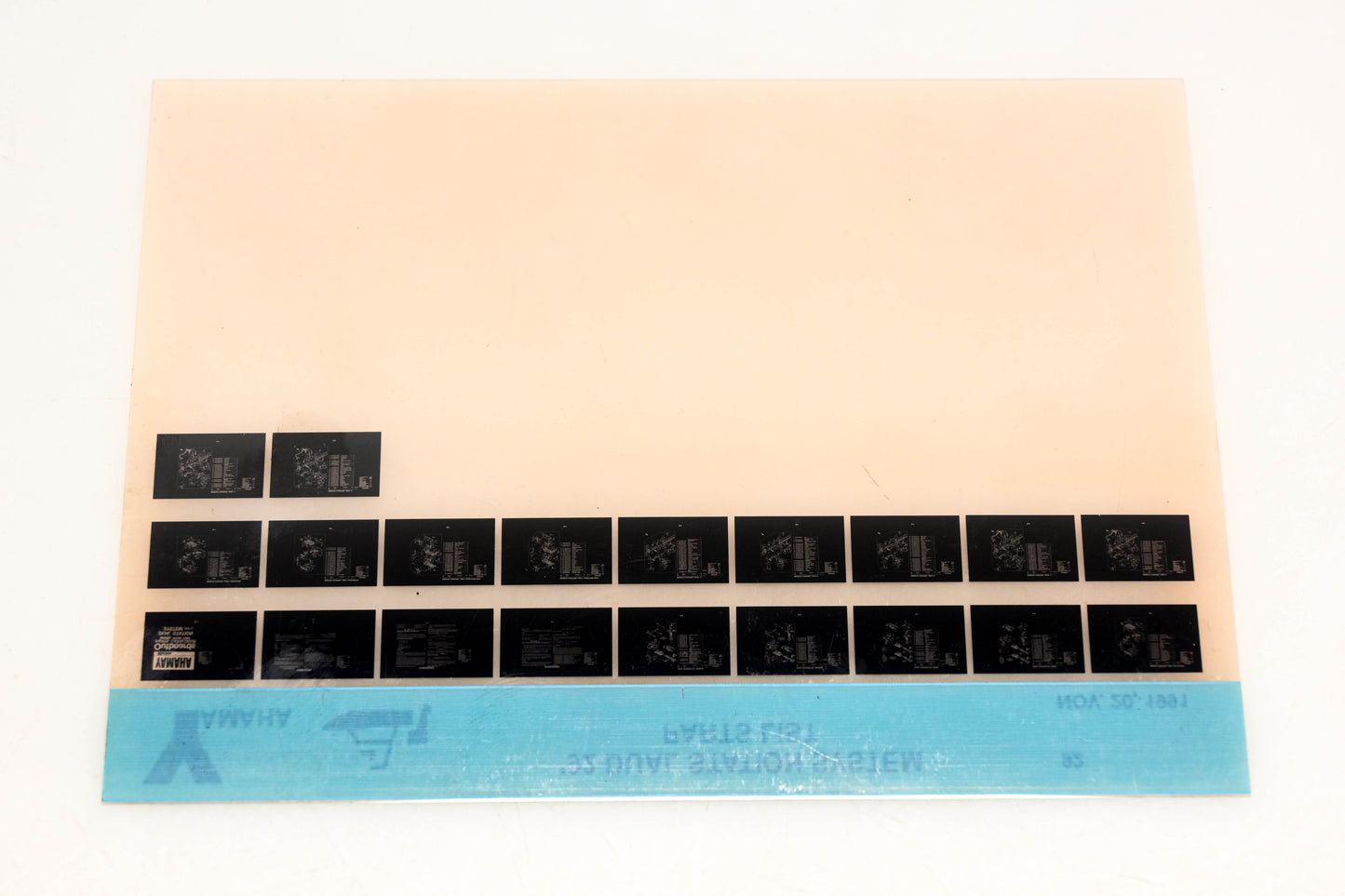 OEM Yamaha XM005-43 1992 Dual Station System Parts List Microfiche