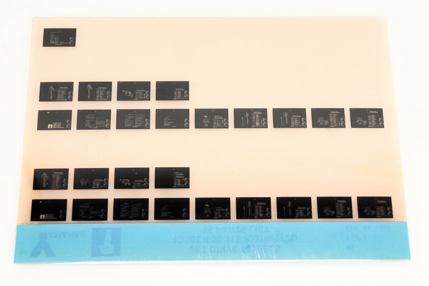 OEM Yamaha XM005-44 1995 Jet Drive 40/50ER-90/115/200RE(T) JD Parts List Microfiche