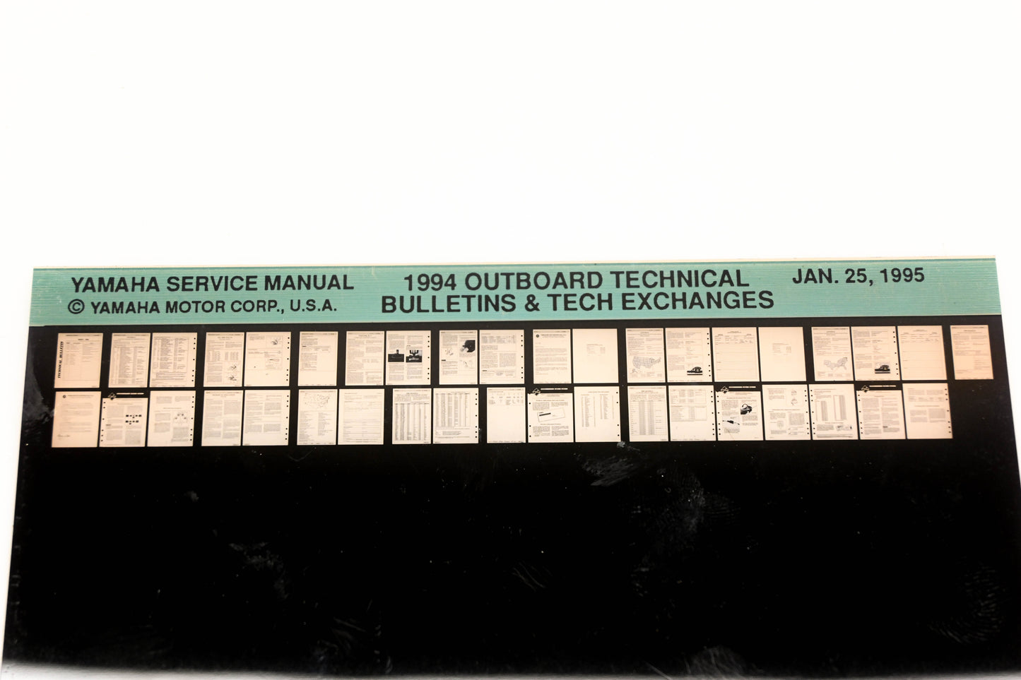 OEM Yamaha XM005-54 1994 Outboard Technical Bulletins & Exchanges Manual Microfiche