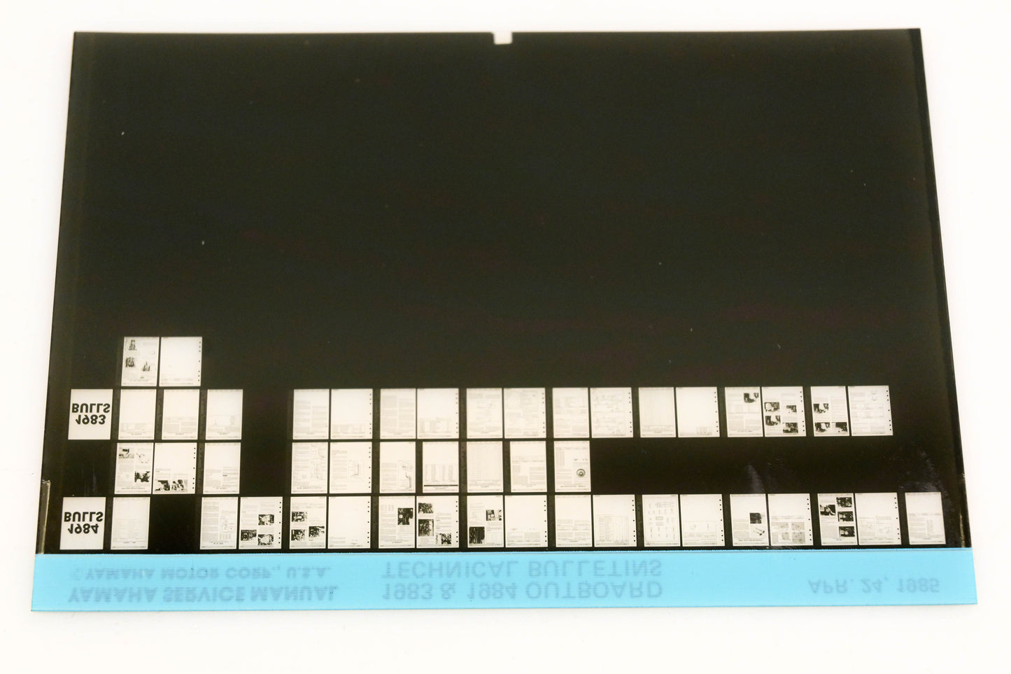 OEM Yamaha XM005-55 1983-84 Outboard Technical Bulletins Manual Microfiche