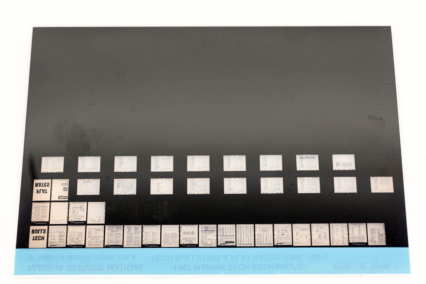 OEM Yamaha XM005-69 1995-97 Marine Tech Exchanges/Bulletins & Flat Rate Microfiche