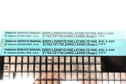 OEM Yamaha XM005-79 Z200Y/LZ200Y/Z150Z/LZ150Z/VZ150Z/Z175Z/VZ175Z/Z200Z/LZ200Z Supplemental Microfiche Lot