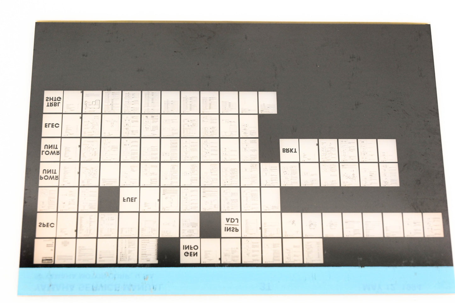 OEM Yamaha XM006-32 1994 3T Service Manual Microfiche