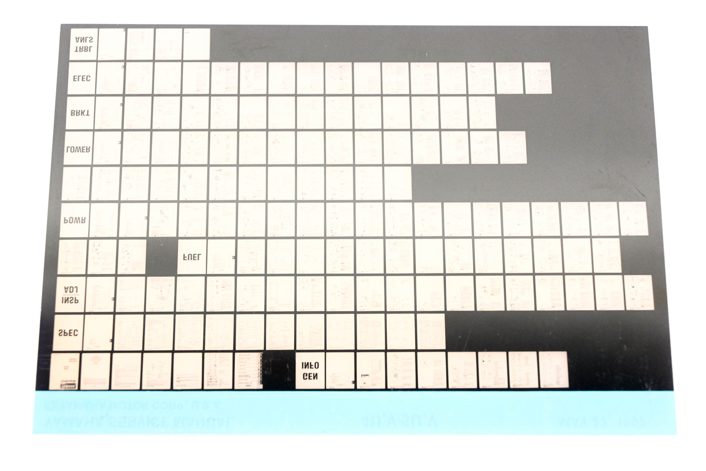 OEM Yamaha XM006-37 1997 4U,V/5U,V Service Manual Microfiche