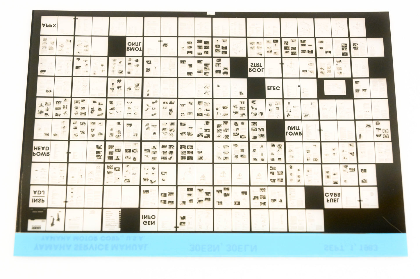 OEM Yamaha XM006-65 1983 30ESN, 30ELN Service Manual Microfiche