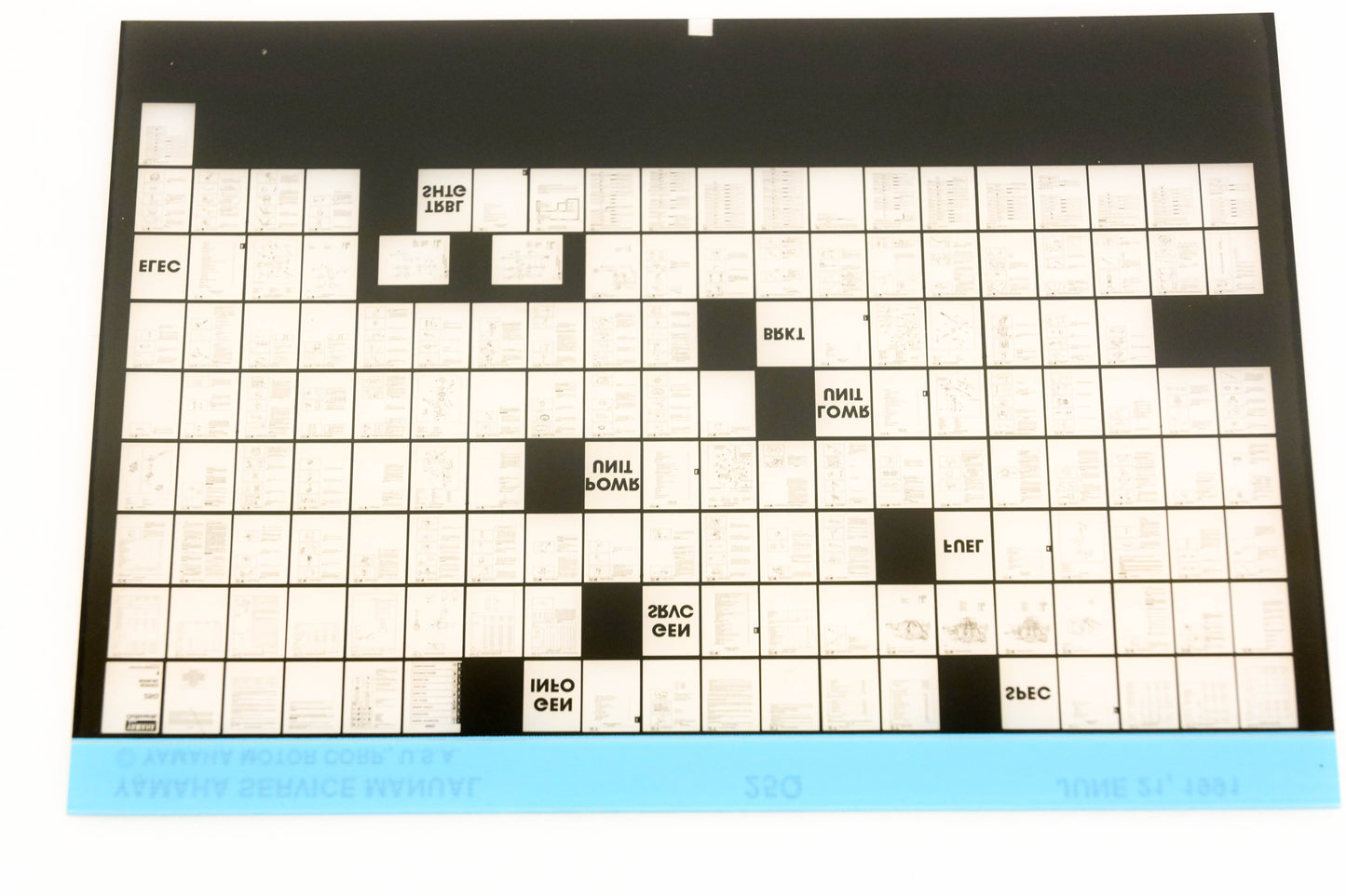 OEM Yamaha XM006-74 1991 25Q Service Manual Microfiche