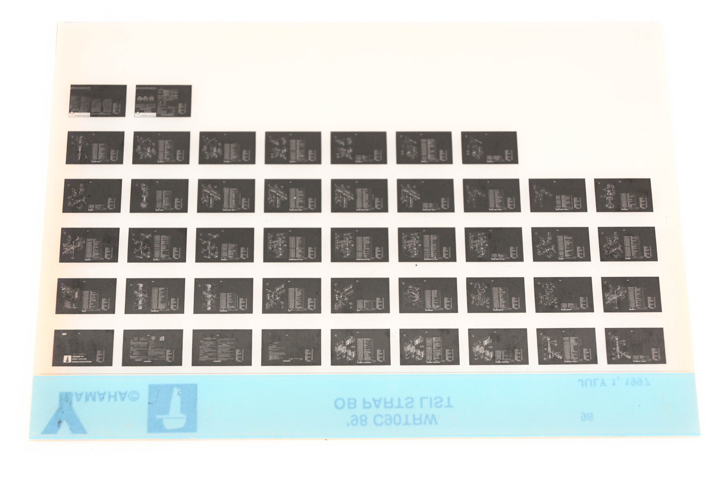 OEM Yamaha XM006-81 1998 C90TRW Outboard Parts List Microfiche