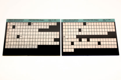 OEM Yamaha XM006-93 1995 F50T,F50U/T50U Supplement Service Manual Microfiche Lot