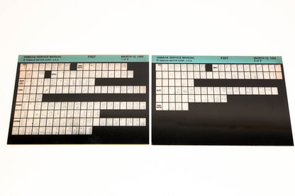 OEM Yamaha XM007-15 1995 F50T Service Manual Microfiche Lot