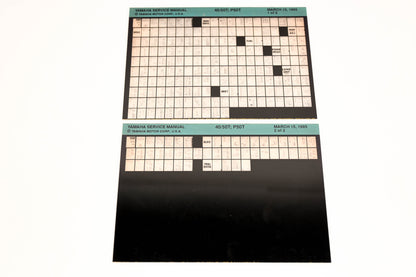 OEM Yamaha XM007-22 1995 40/50T, P50T Service Manual Microfiche Lot