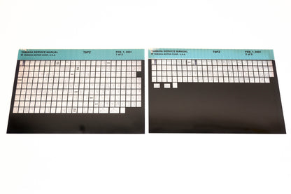 OEM Yamaha XM007-39 2001 T8PZ Service Manual Microfiche Lot