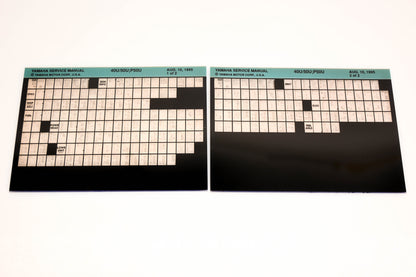 OEM Yamaha XM007-41 1995 40U/50U,P50U Service Manual Microfiche Lot