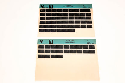 OEM Yamaha XM007-42 1993 L130TXRR Parts List Microfiche Lot