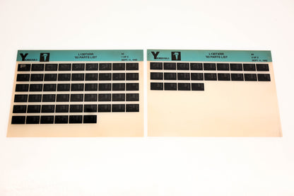 OEM Yamaha XM007-42 1993 L130TXRR Parts List Microfiche Lot