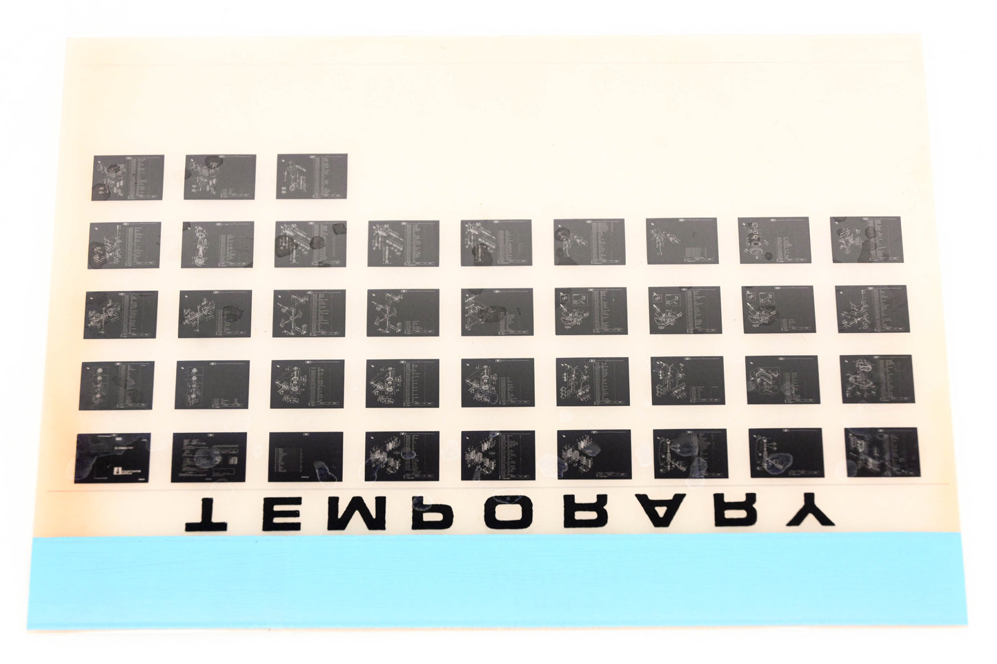 OEM Yamaha XM007-61 1997 E75MHV Temp Outboard Parts List Microfiche