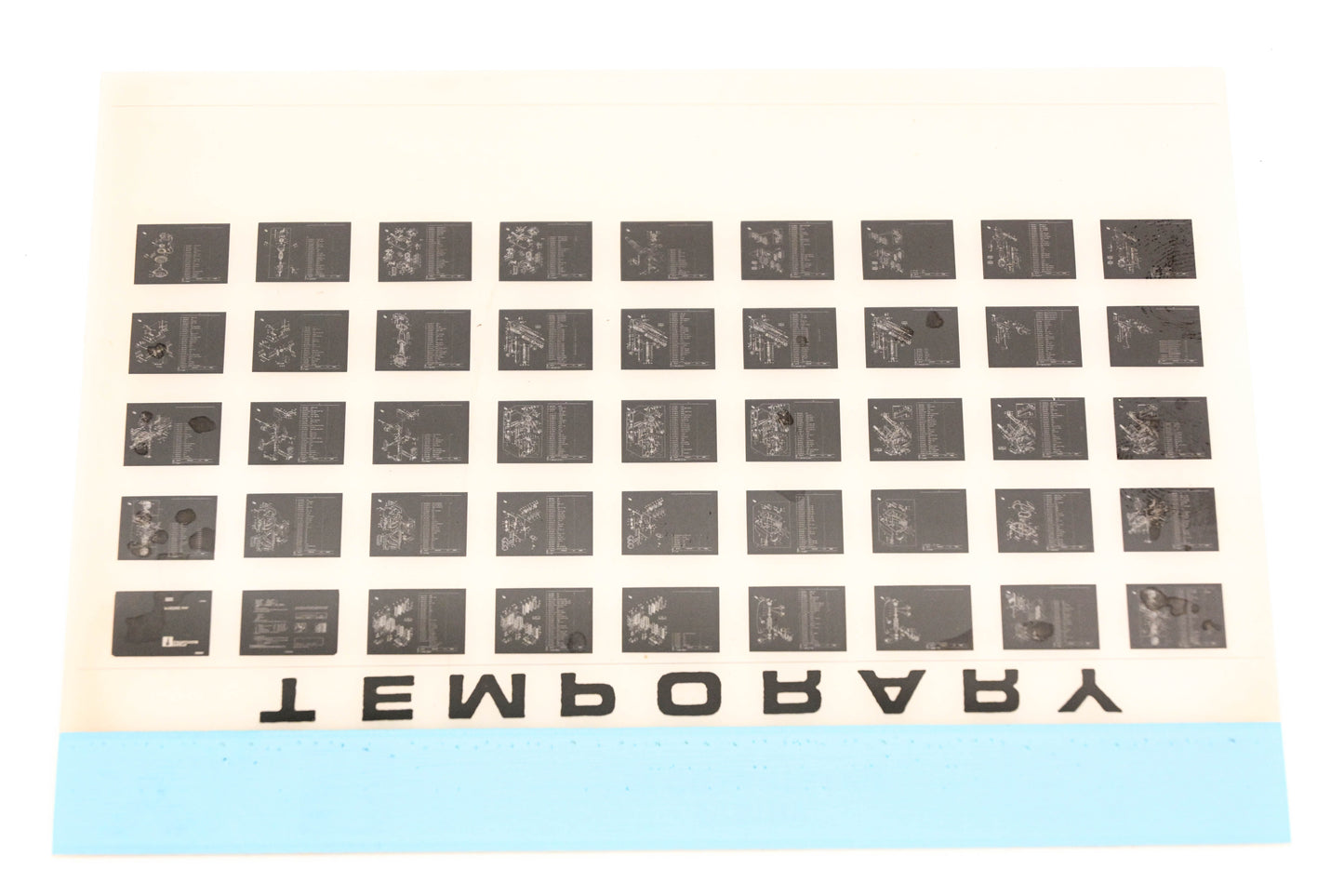 OEM Yamaha XM007-64 1997 P75THV Outboard Temp Parts List Microfiche
