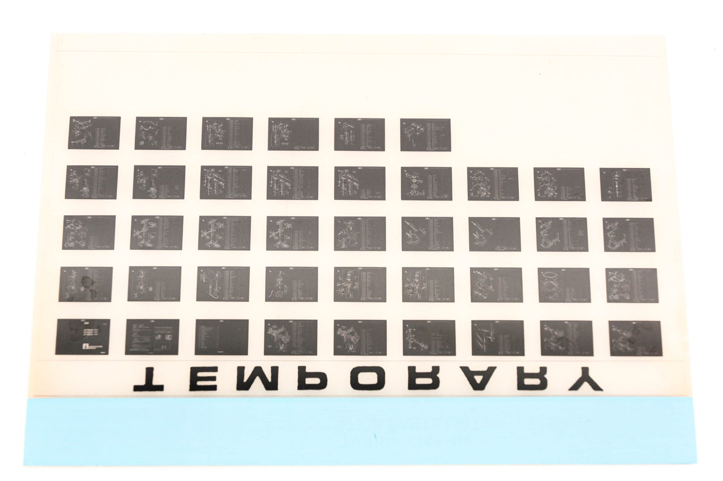 OEM Yamaha XM007-65 1997 T9.9(MH/EH/ER)V Outboard Temp Parts List Microfiche