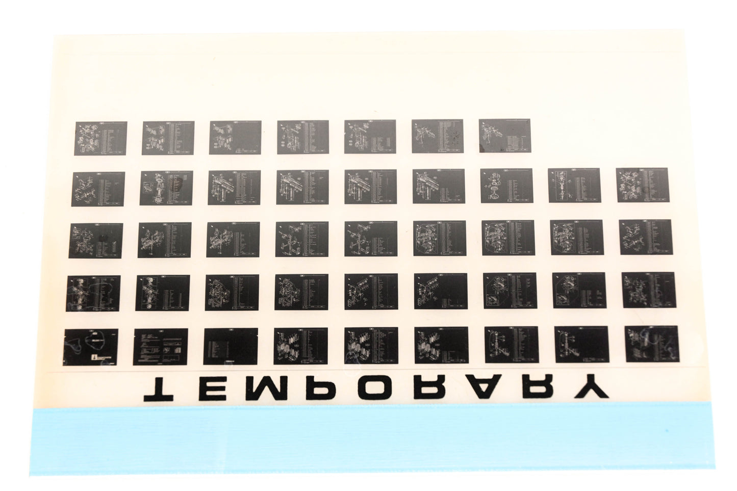 OEM Yamaha XM007-71 1997 90TRV Outboard Temp Parts List Microfiche
