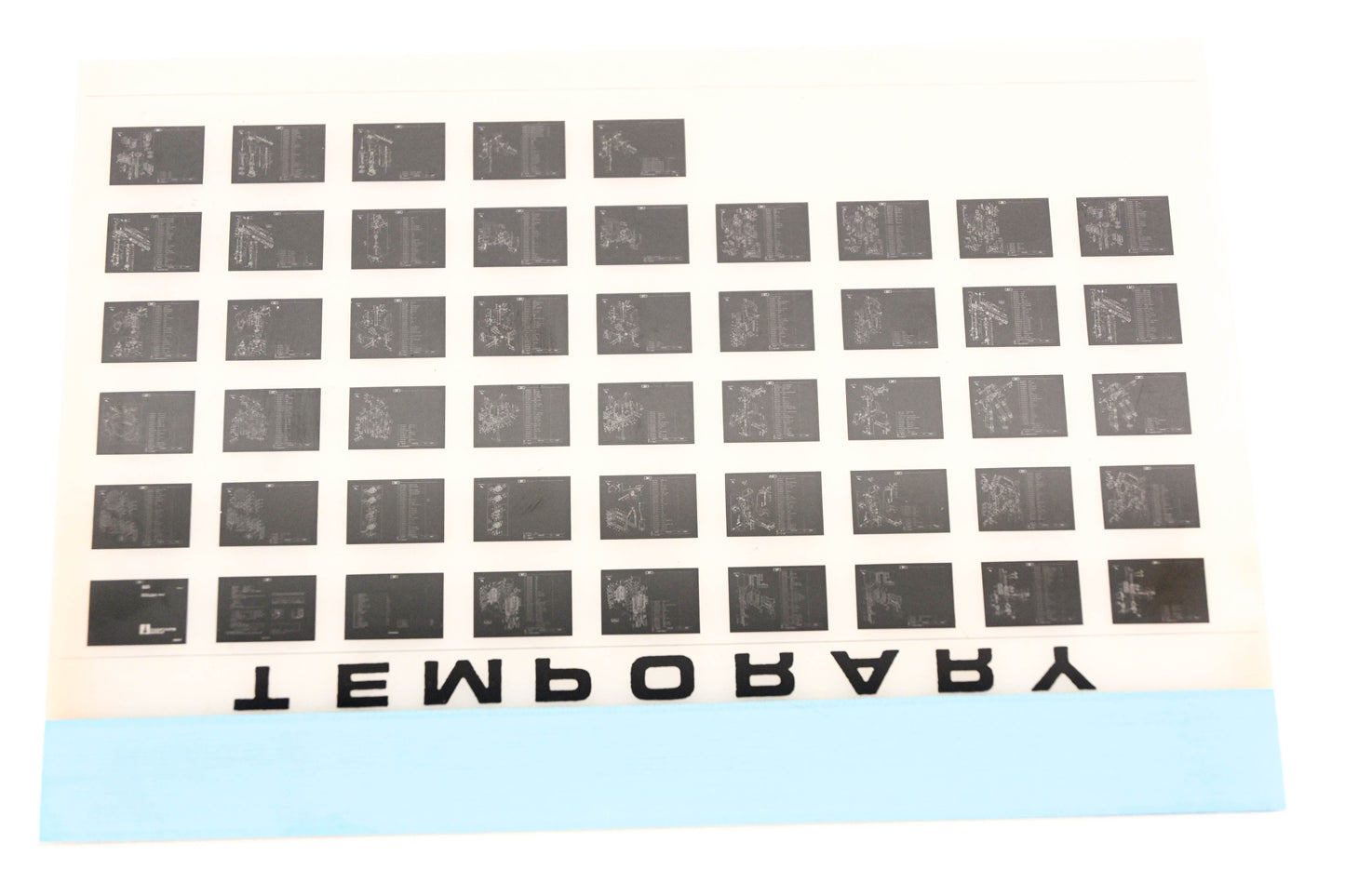 OEM Yamaha XM007-72 1997 225TRV Outboard Temp Parts List Microfiche