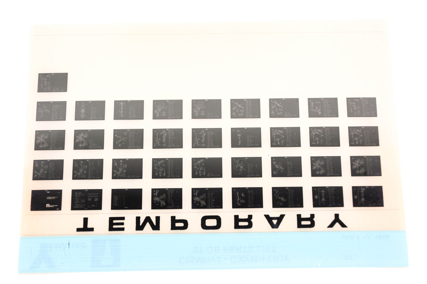OEM Yamaha XM007-74 1997 C25MHV2-C30(MH/ER)V Temp Parts List Microfiche