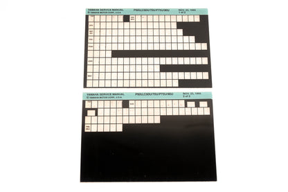 OEM Yamaha XM007-88 1995 P60U,C60U/70U/P75U/90U Service Manual Lot