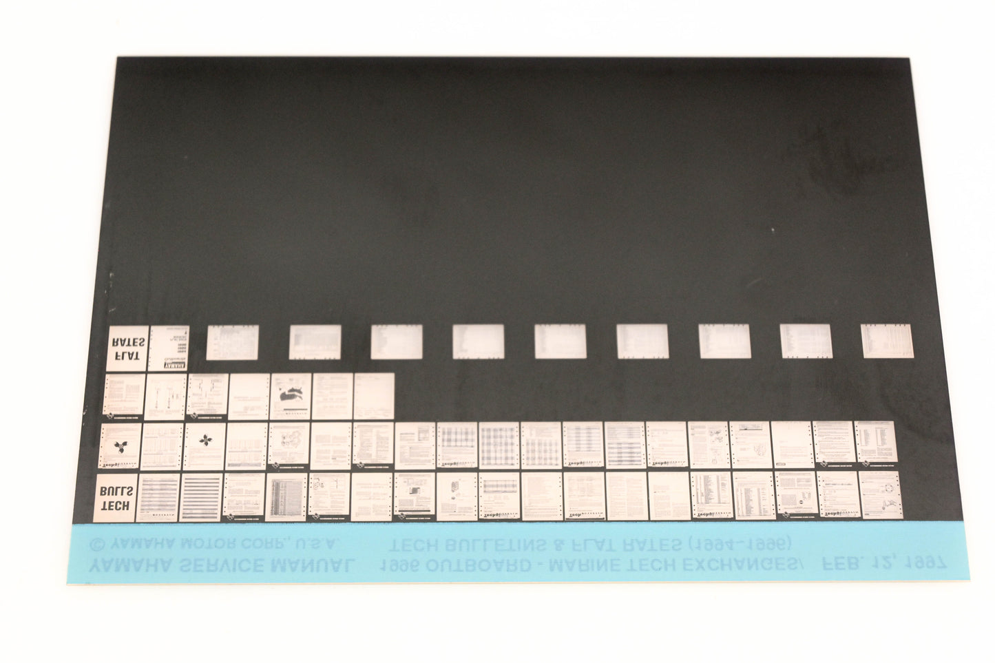 OEM Yamaha XM007-91 1996 Tech Exchanges/Bulletins & Flat Rates (94-96) Microfiche