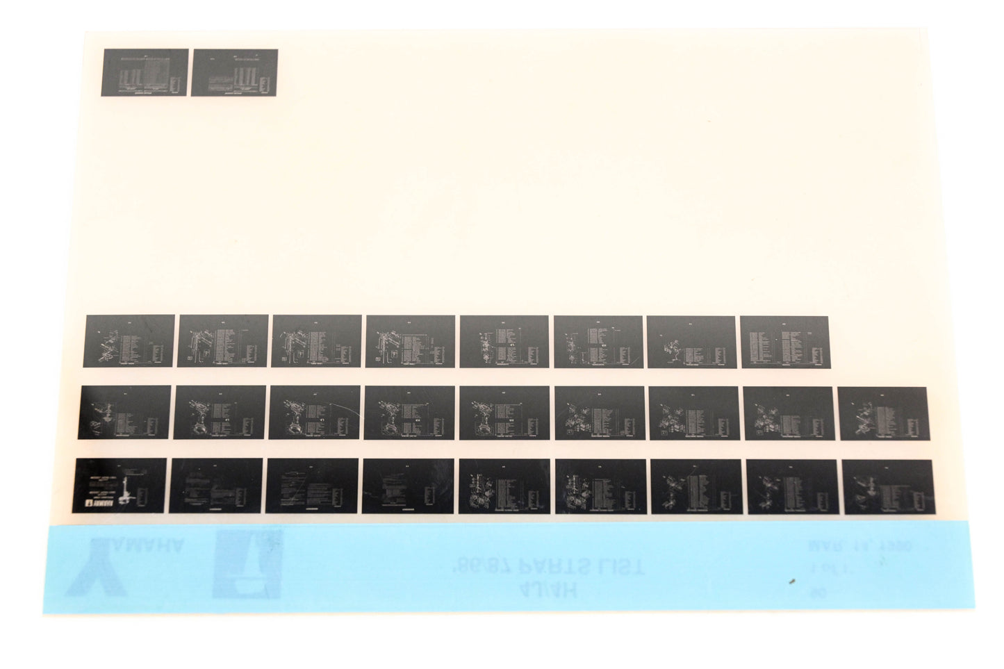 OEM Yamaha XM007-94 1986-87 4J/4H Outboard Parts List Microfiche