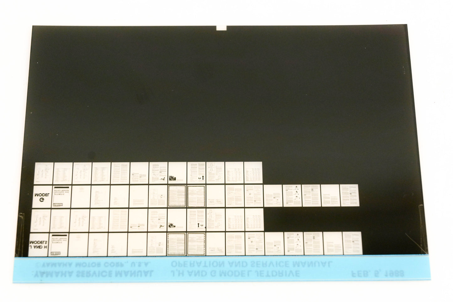 OEM Yamaha XM007-97 1988 Jetdrive J,H,G Operation & Service Manual Microfiche