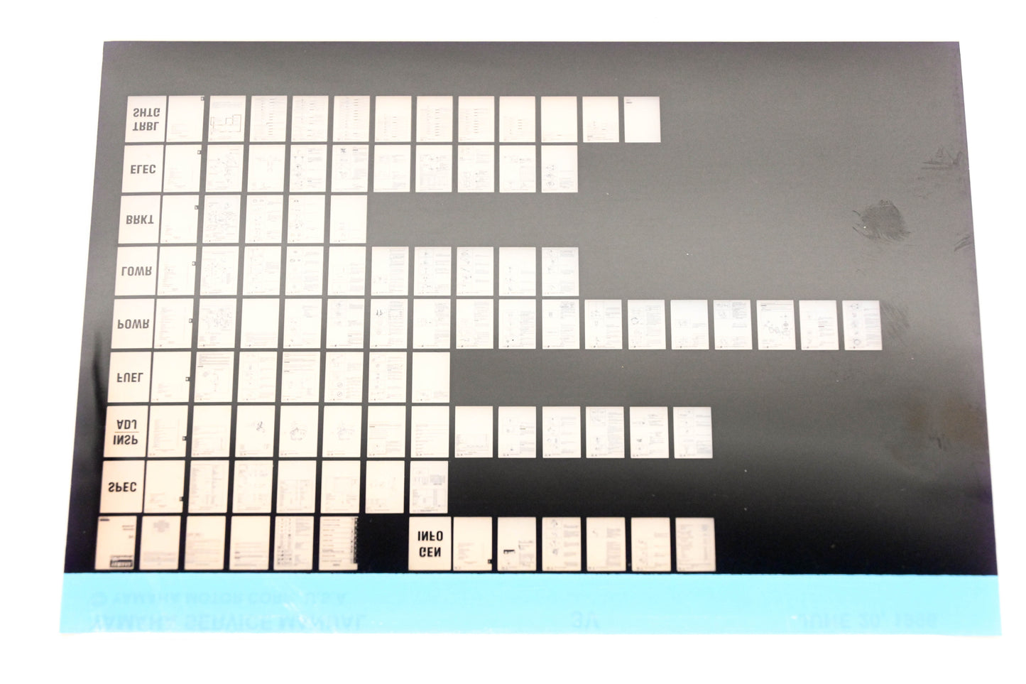 OEM Yamaha XM008-18 1996 3V Service Manual Microfiche