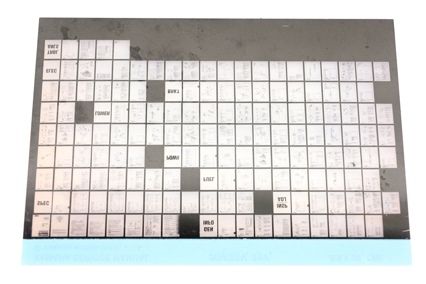 OEM Yamaha XM008-20 1996 20V/25V,25V2 Service Manual Microfiche