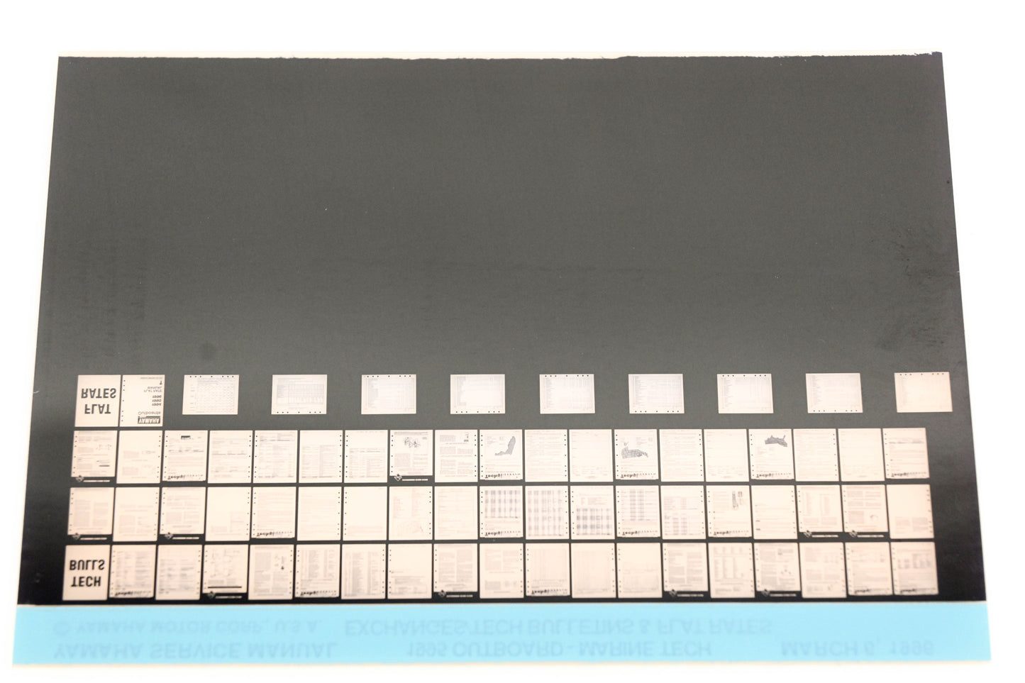 OEM Yamaha XM008-23 1995 Outboard Tech Exchanges, Bulletins & Flat Rate Microfiche