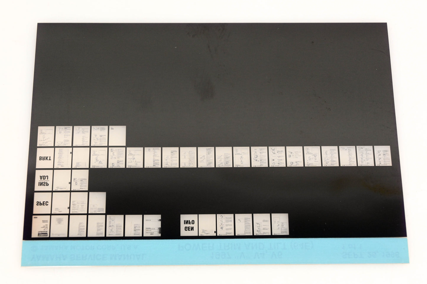 OEM Yamaha XM008-26 1997 "V"V4,V6 Power Trim & Tilt (64E) Manual Microfiche