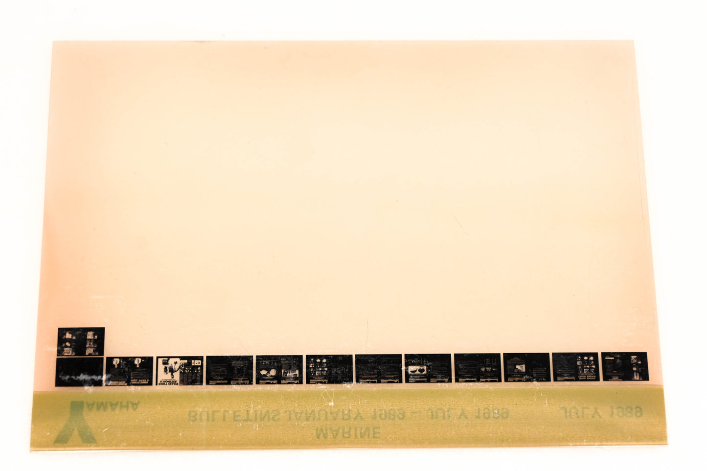 OEM Yamaha XM008-27 Marine Bulletins Jan-July 1989 Microfiche