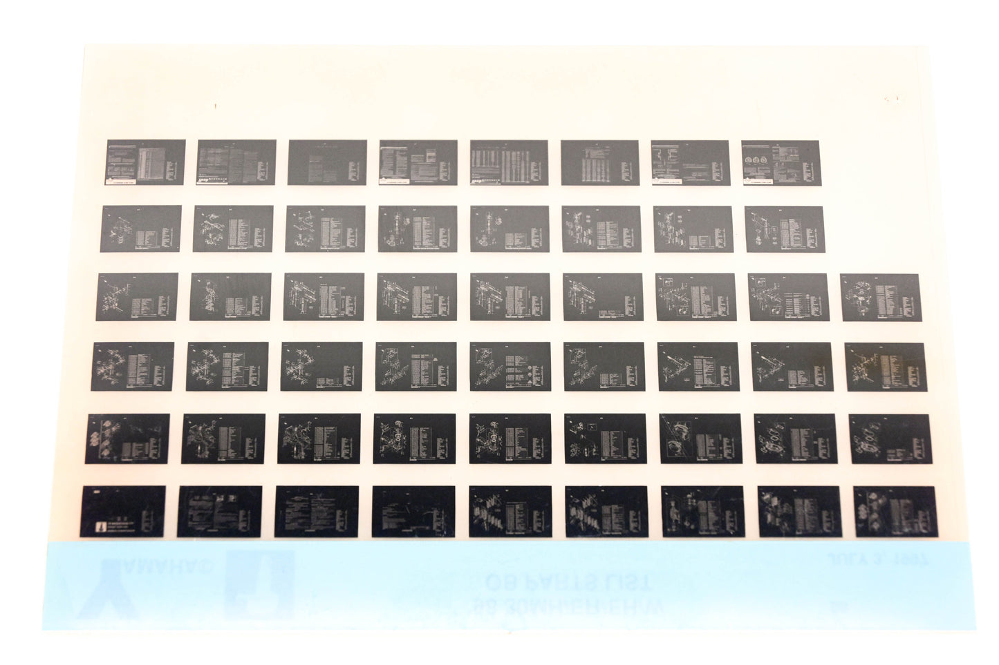 OEM Yamaha XM008-29 1998 30MH/ER/EH/W Outboard Parts List Microfiche