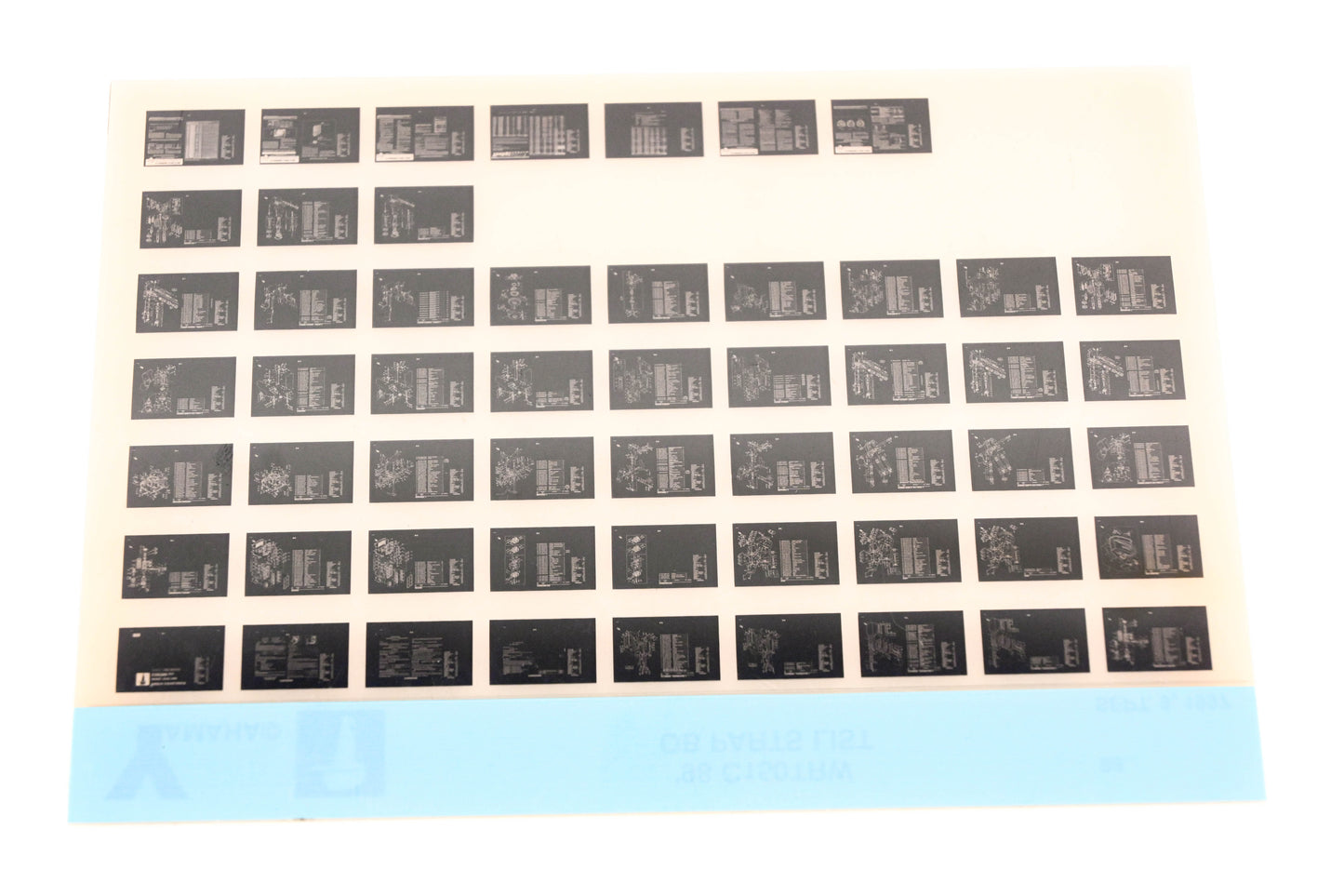 OEM Yamaha XM008-30 1998 C150TRW Outboard Parts List Microfiche