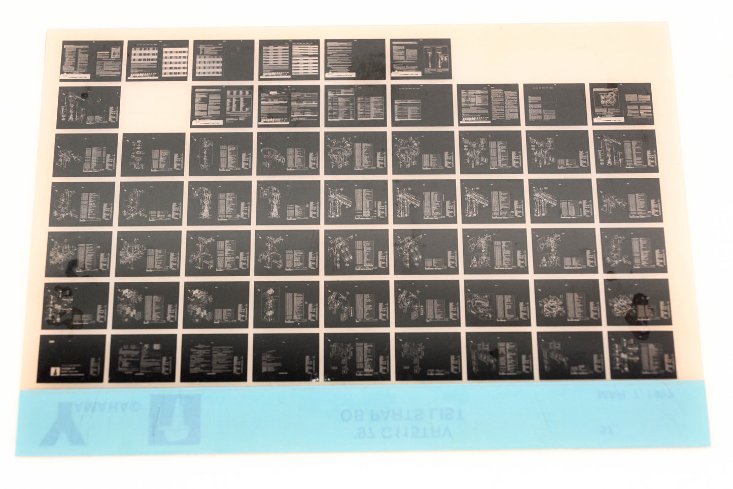 OEM Yamaha XM008-33 1997 C115TRV Outboard Parts List Microfiche