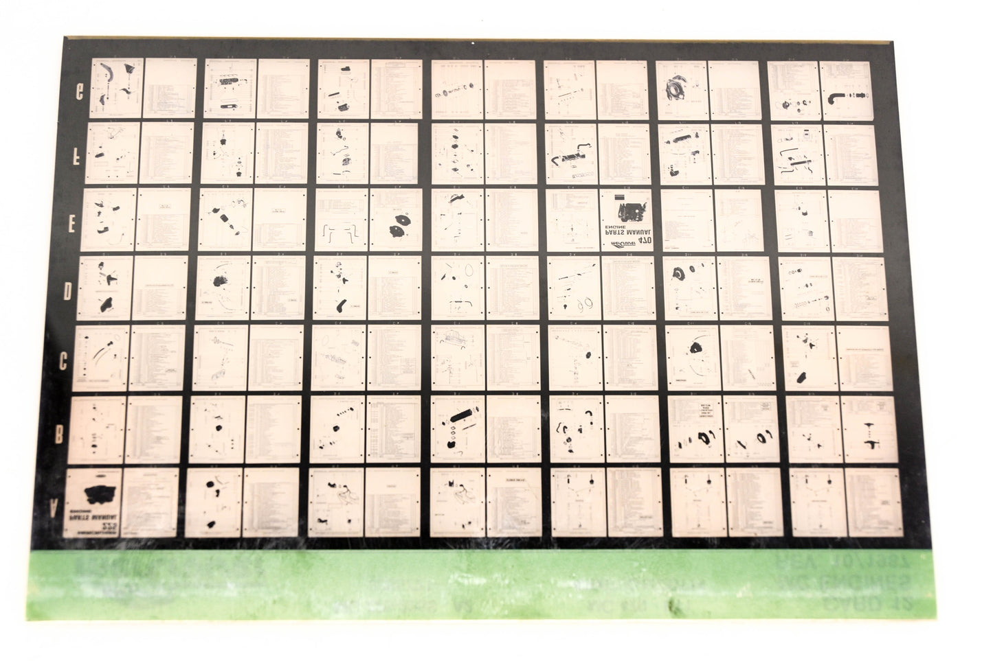 Mercruiser XM008-49 MC Engines 225-225S-A2, 470-E11, 3385721-, 4208730-5520114 Card 12 Microfiche