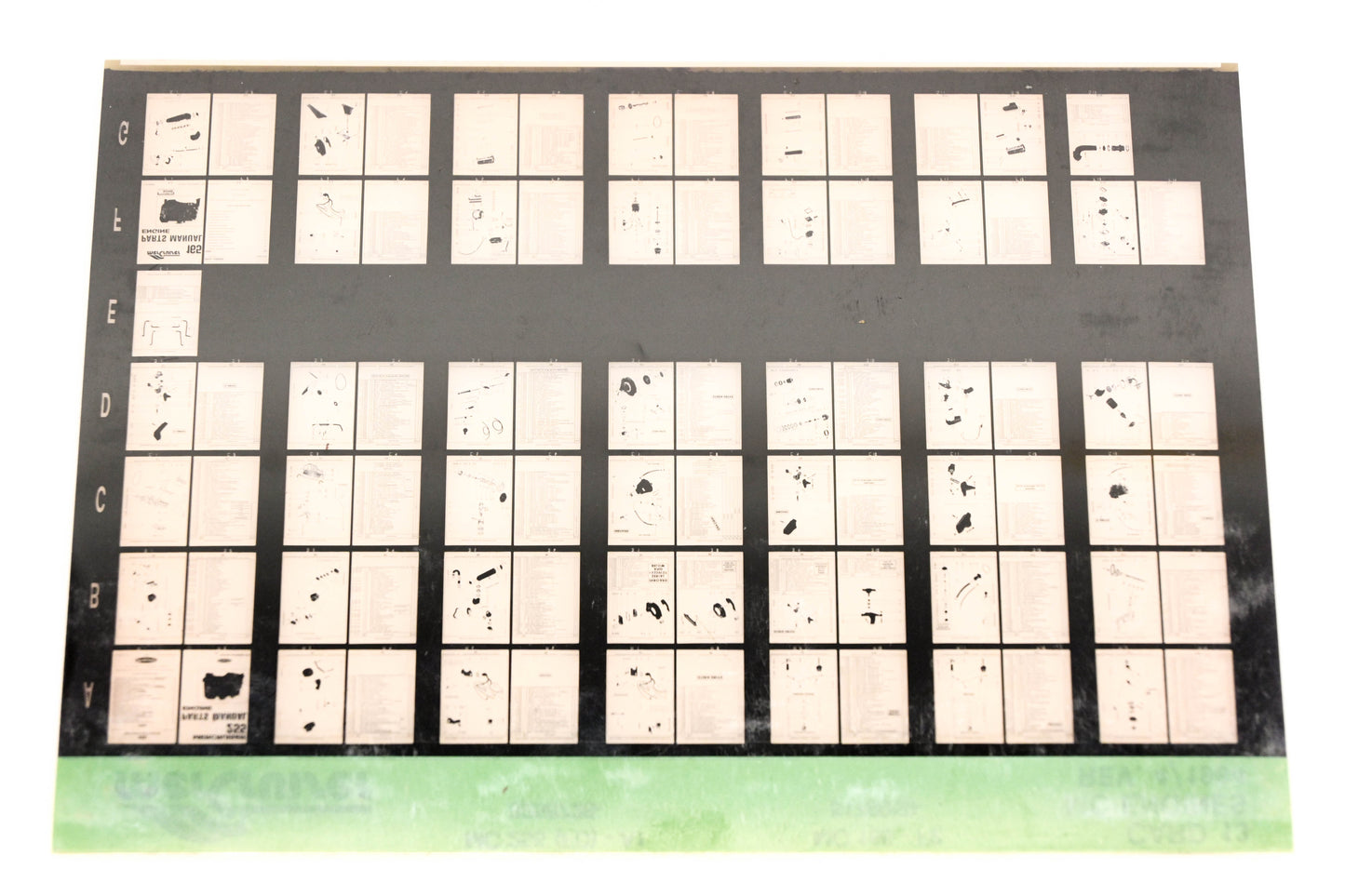 Mercruiser XM008-50 MC Engines 225(FD)-A1, 165-F2, 3258728-, 5178959- Card 12 Microfiche