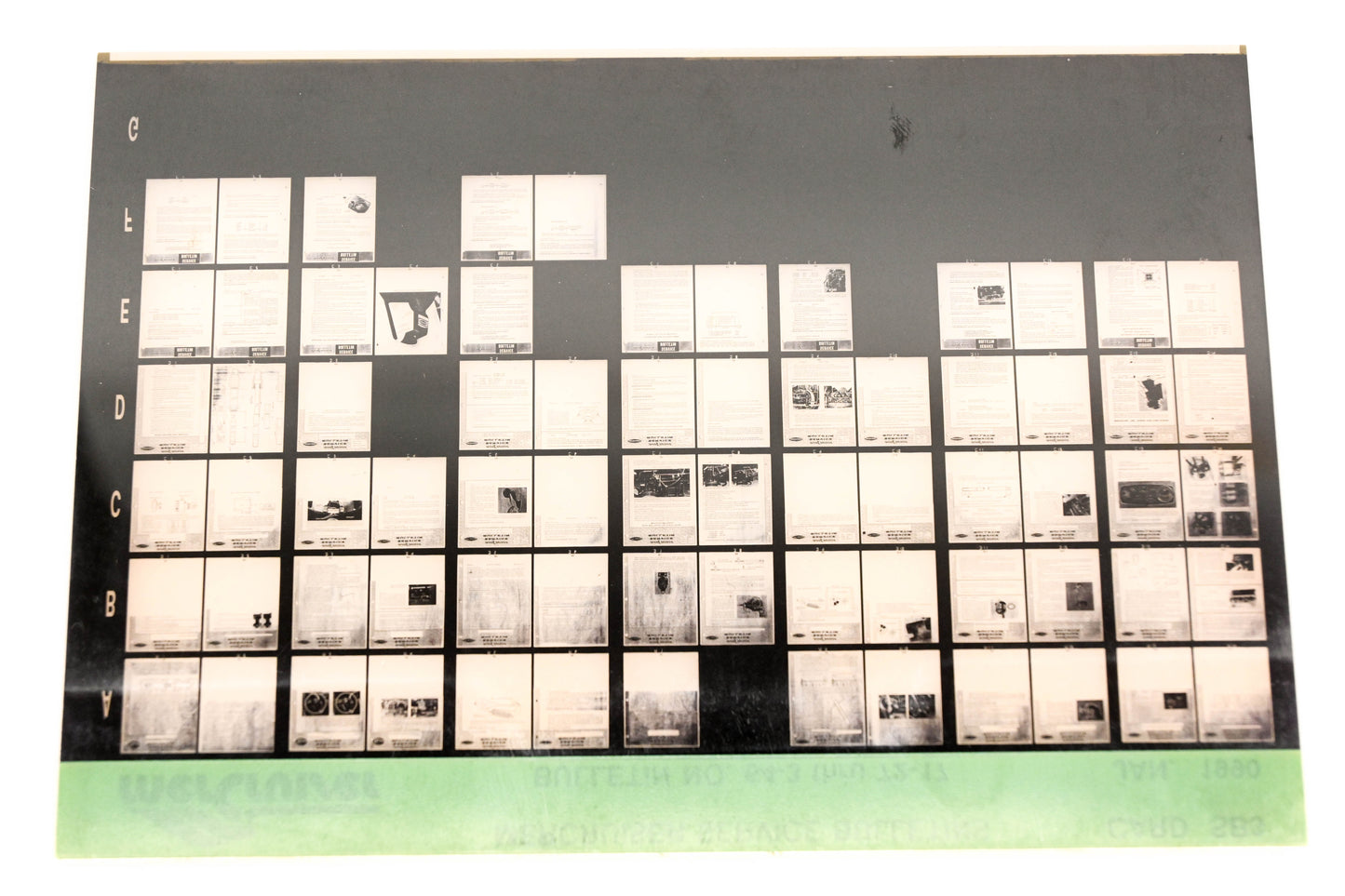 Mercruiser XM008-57 Service Bulletins No.64-3 Thru 72-17 Card SB3 Microfiche