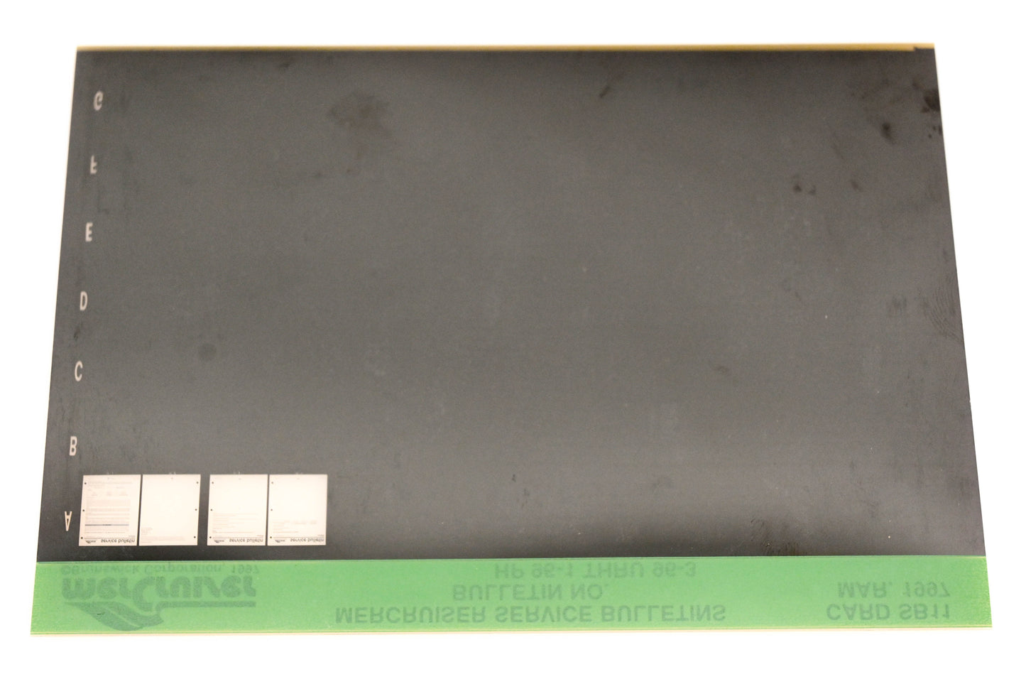 Mercruiser XM008-69 Bulletins No.96-1 Thru 96-3 Card SB11 Card SB11 Microfiche