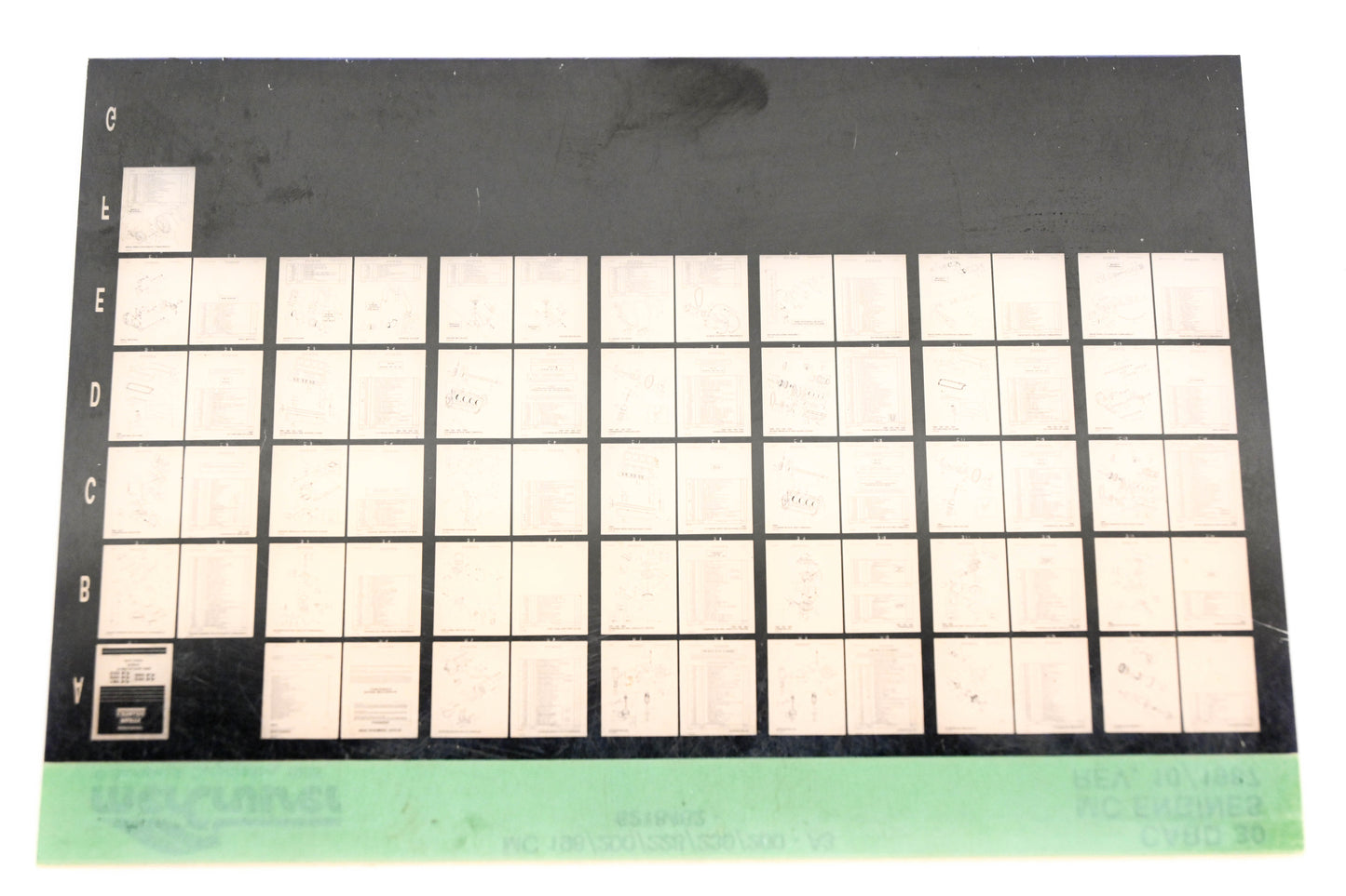 Mercruiser XM011-37 MC Engines 198/200/228/230/260-A3, 6218462- Card 30 Microfiche