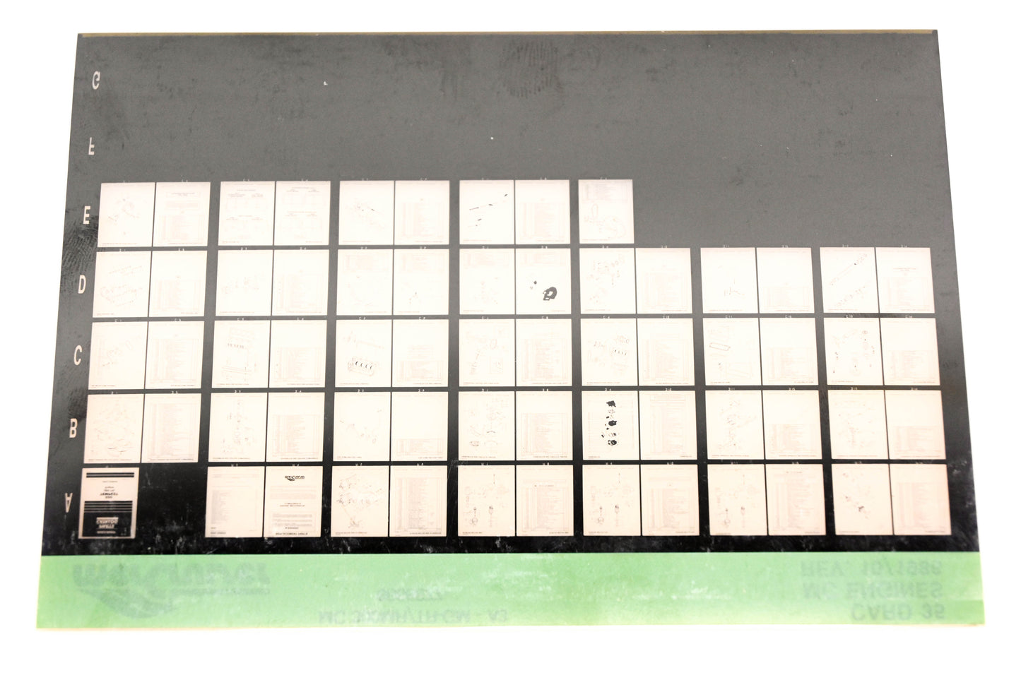 Mercruiser XM011-42 MC Engines 300MR/TR-GM-A3, 6668677 Card 35 Microfiche
