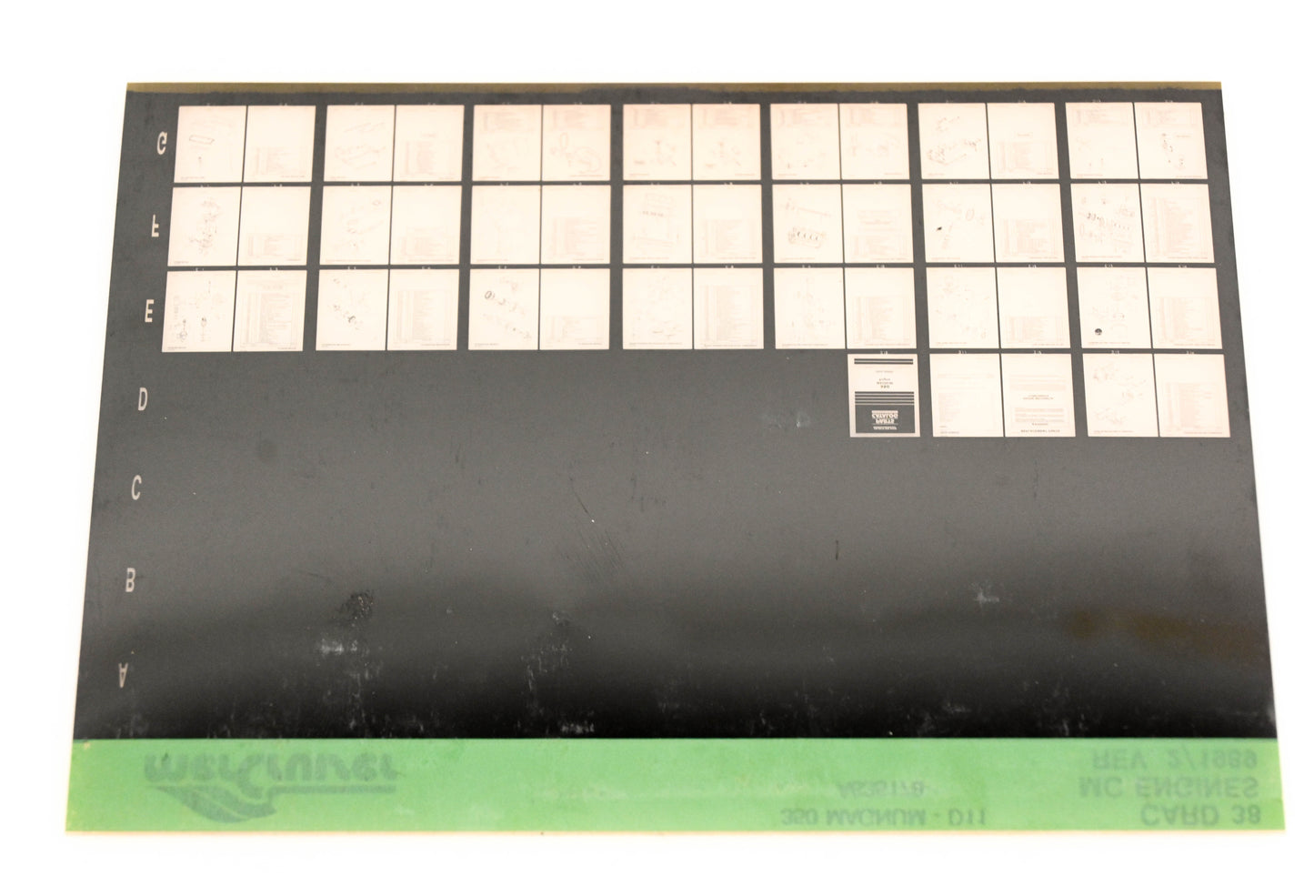 Mercruiser XM011-45 MC Engines 350 Magnum-D11, A635178- Card 38 Microfiche