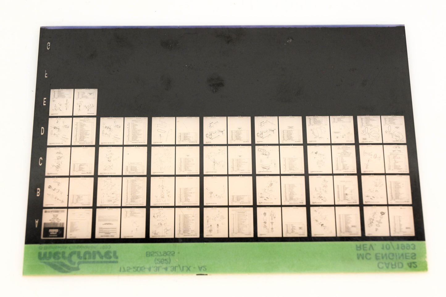 Mercruiser XM011-49 MC Engines 175-205-4.3L-4.3L/LX-A2, B527955- Card 42 Microfiche